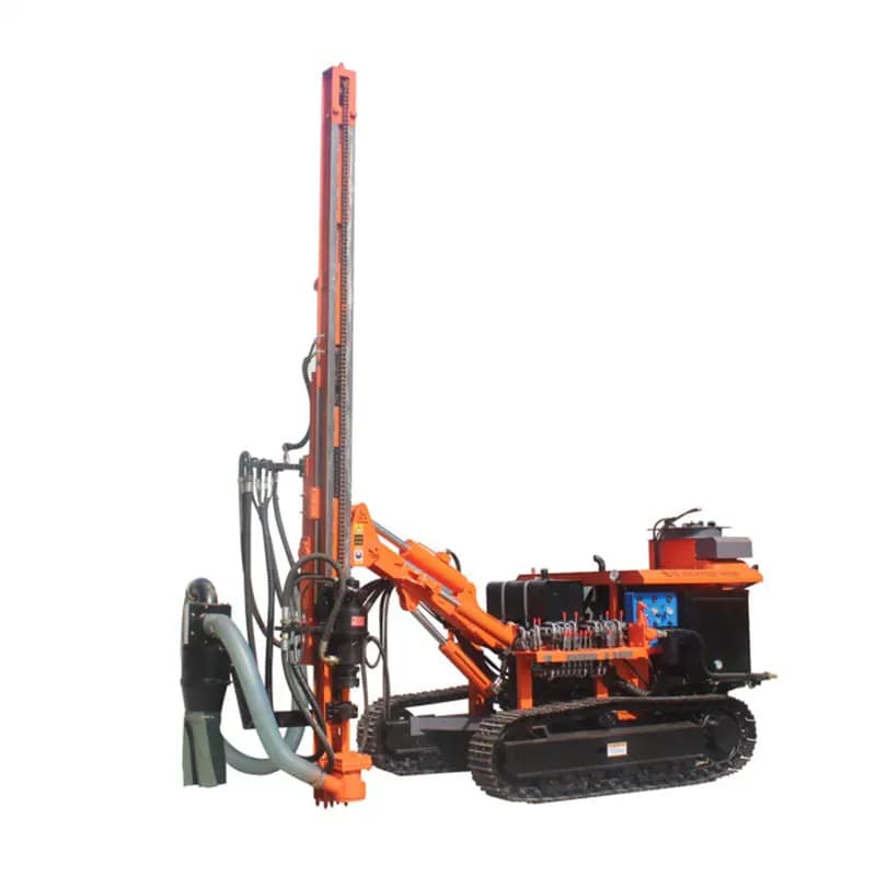 SD-115Y Crawler Type Borehole Blasting Drilling Rig 40m Hammer Drilling ...